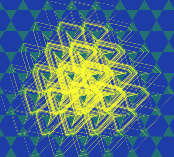 Refraction in the trihexagonal tiling